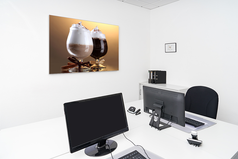 Artikelbild Absorberbild - Eiskaffee mit Sahne 50x50x5,5cm