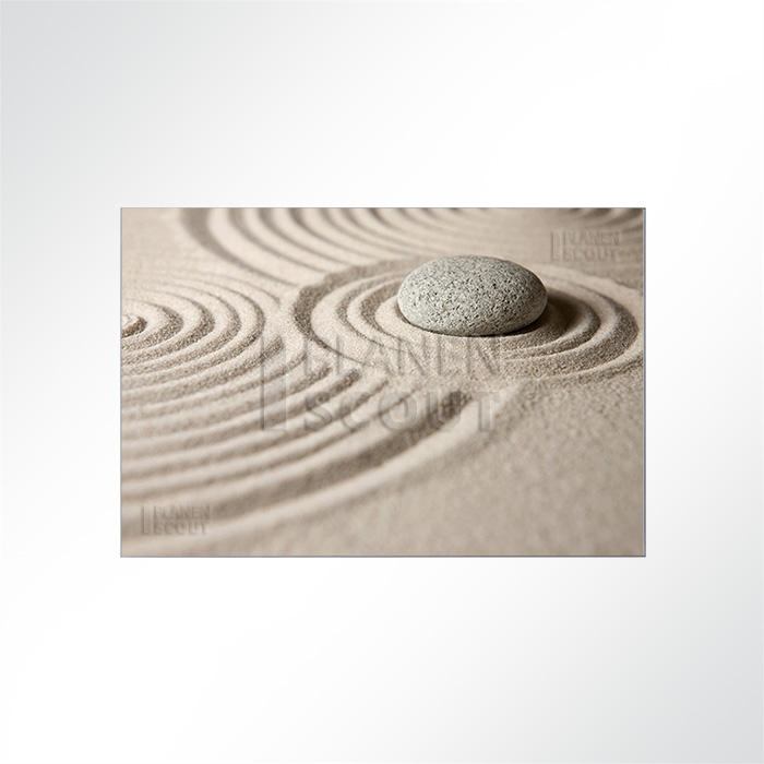 Akustikbild Zen - Der Stein im Sand