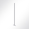 Vorschau QP Akustikpaneel Pole-Mode Stange 4cm Hhe 180cm Fu L: 34cm Grau 7035 Grau 7035