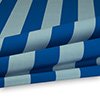 Vorschau Markisenstoff / Tuch teflonbeschichtet wasserabweisend Breite 120cm Streifen (8,5cm) Kupferbraun himmelblau