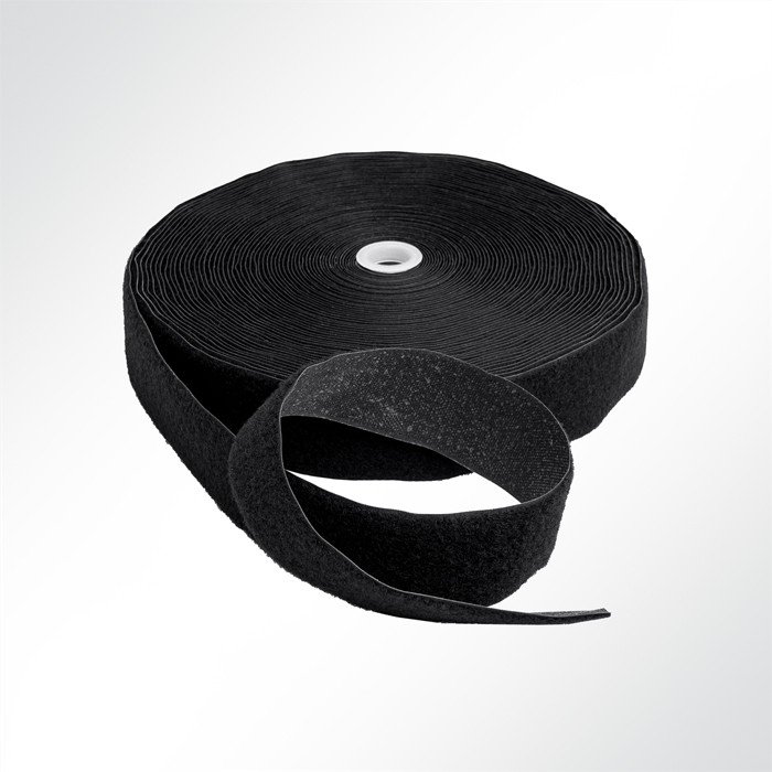 Klettband zum Schweien HF schwarz Flauschband Breite 20-100mm
