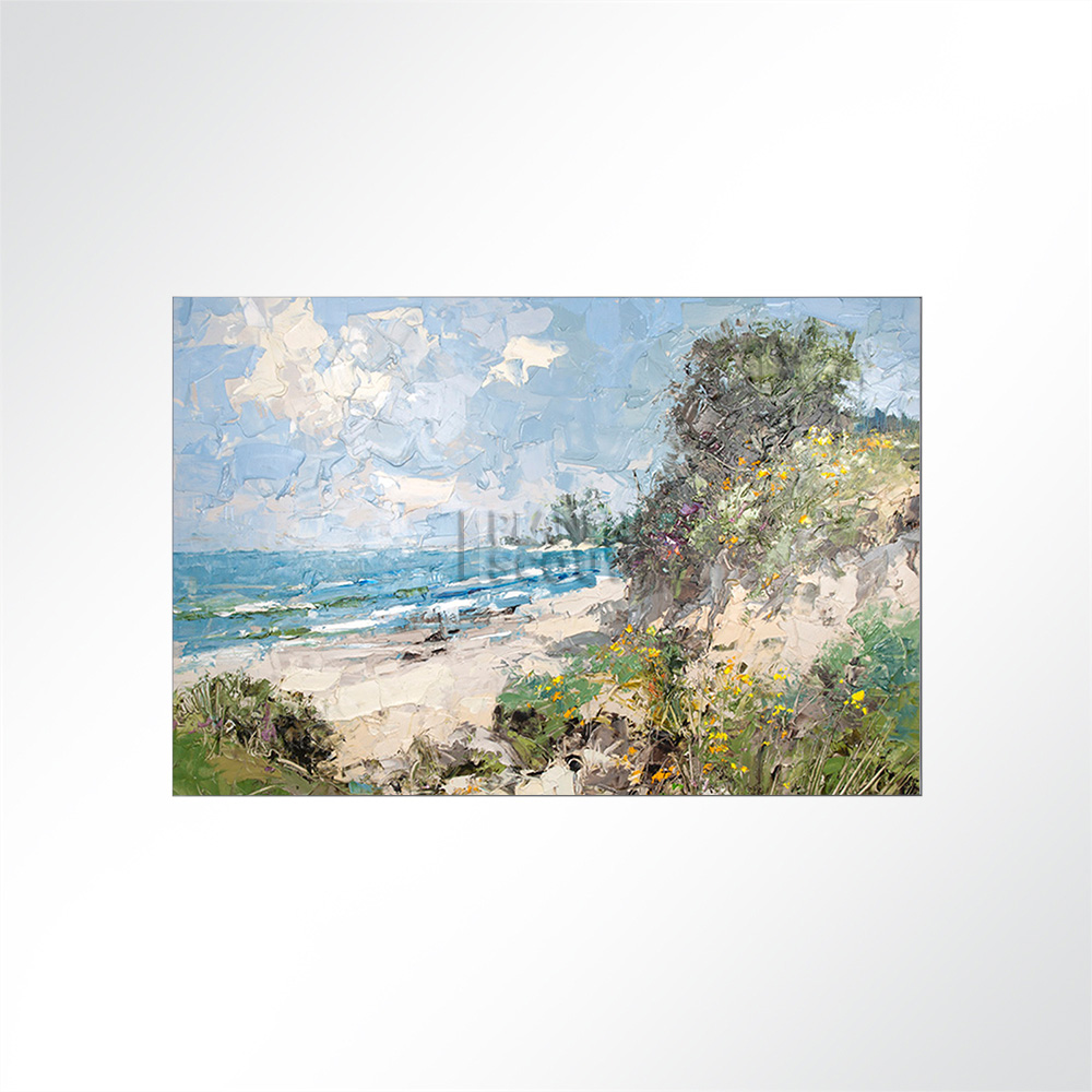 Artikelbild Absorberbild - Frank Wagner - Der Strand 50x50x5,5cm