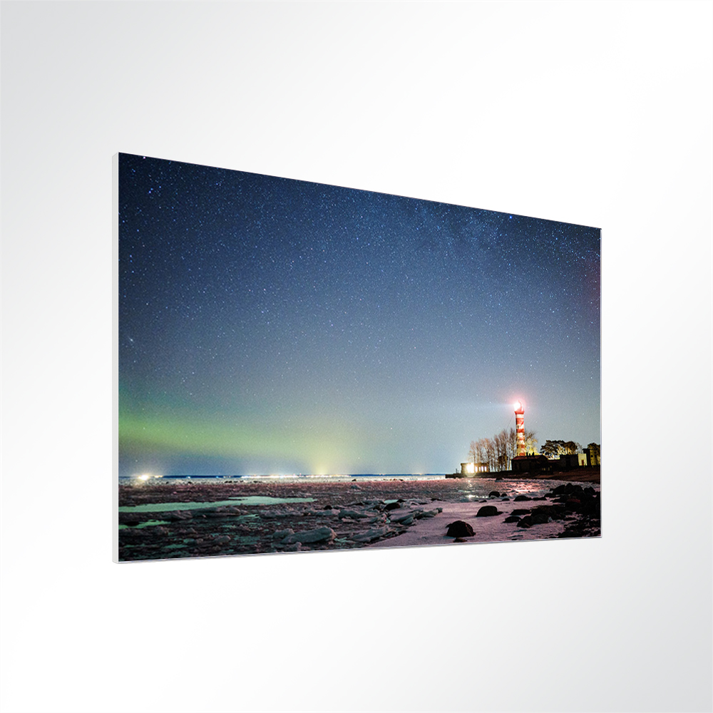 Artikelbild Absorberbild - Polarlichter am Strand 50x50x5,5cm