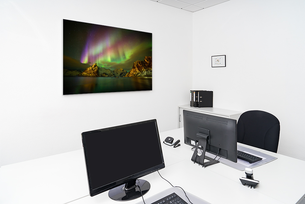 Artikelbild Absorberbild - Spektakulres Polarlicht! 50x50x5,5cm