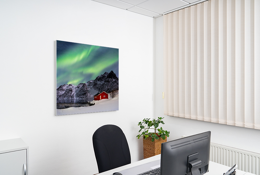 Artikelbild Absorberbild - Polarlichter 50x50x5,5cm