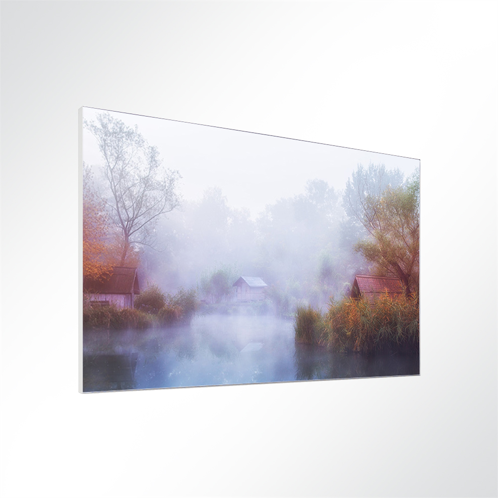 Artikelbild Absorberbild - Ein Waldsee im Nebel 50x50x5,5cm