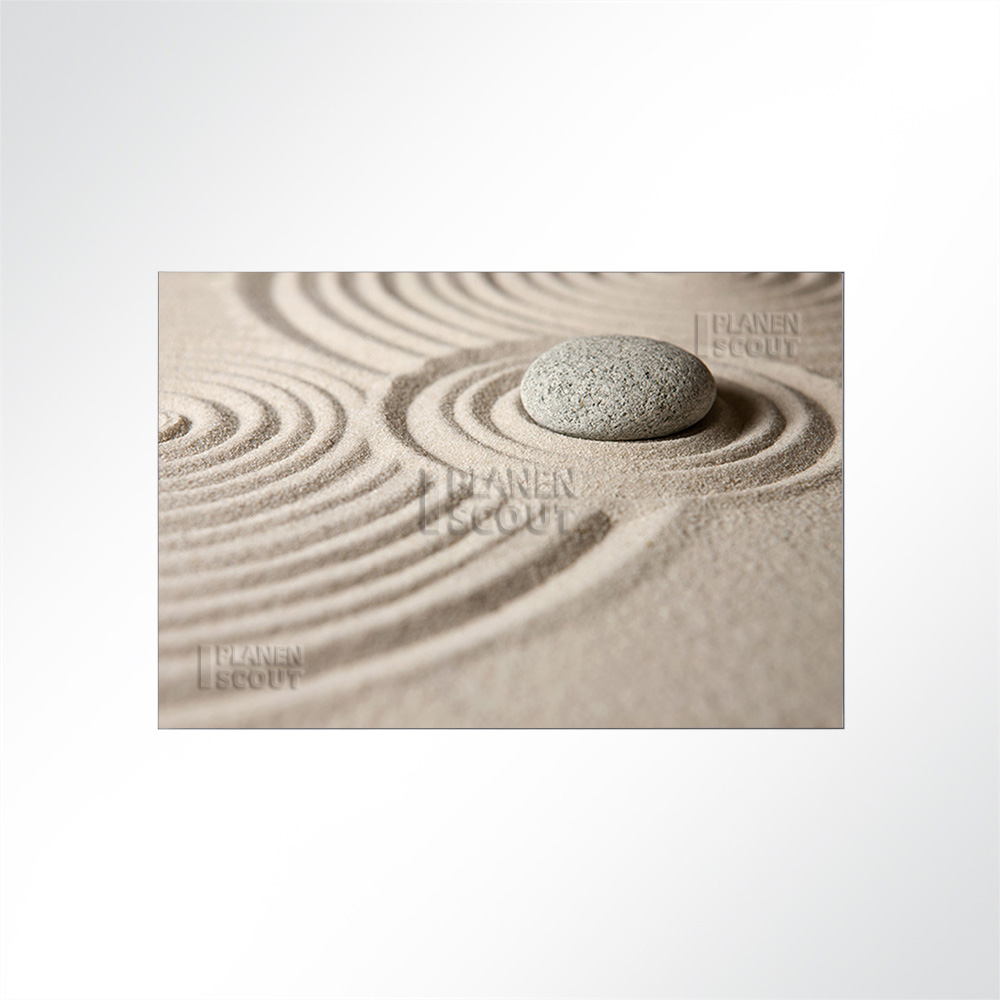 Artikelbild Absorberbild - Zen - Der Stein im Sand 50x50x5,5cm