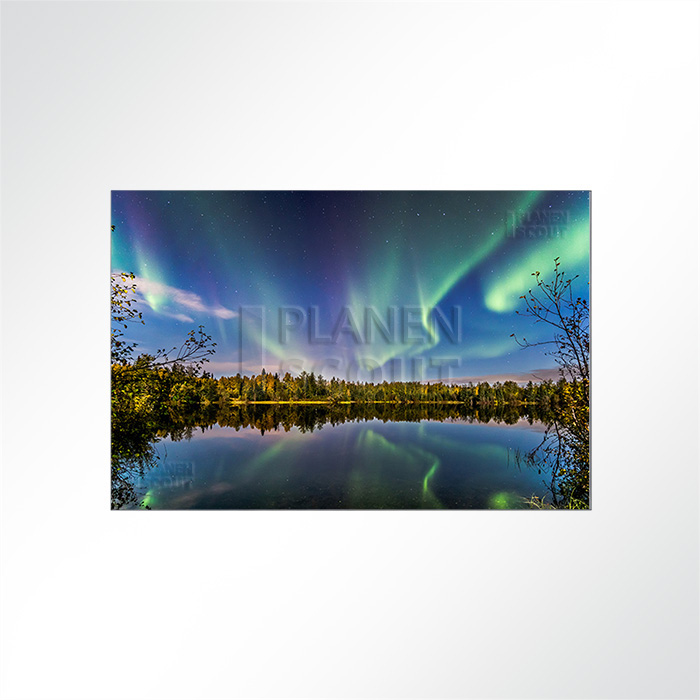Akustikbild - Polarlichter ber dem See