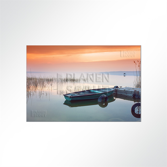 Akustikbild Ruhe - Ein Fischerboot im Morgengrauen