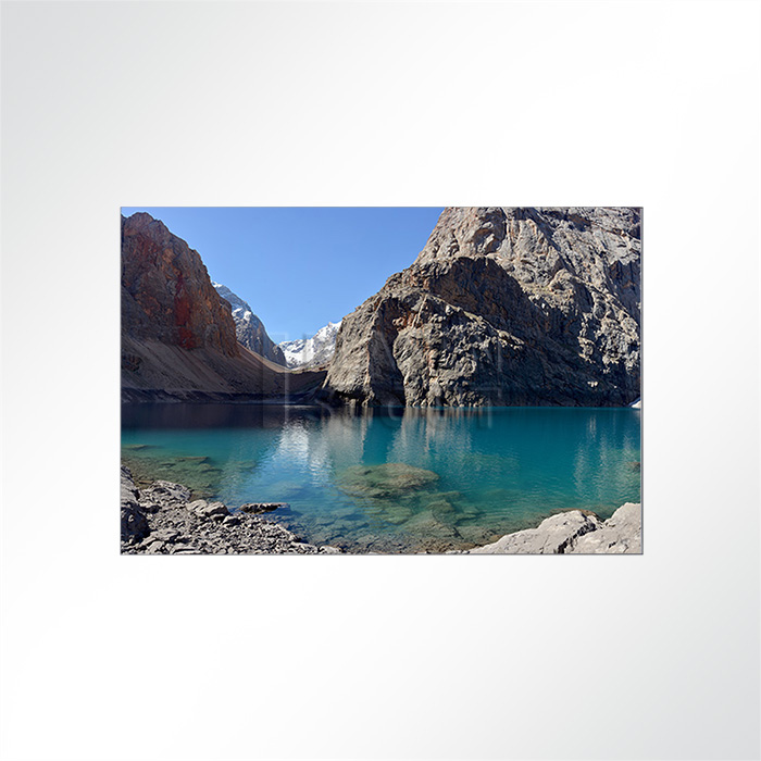 Akustikbild - Ein tiefblauer Bergsee