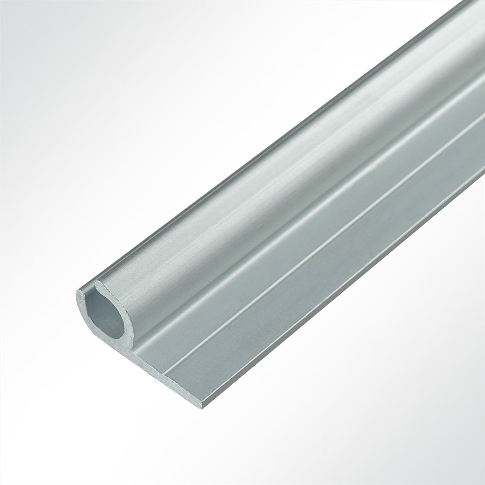 Artikelbild Kederschiene Kederleiste Kederprofil Aluminium eloxiert für Keder 6,0-9,0mm Länge 1m
