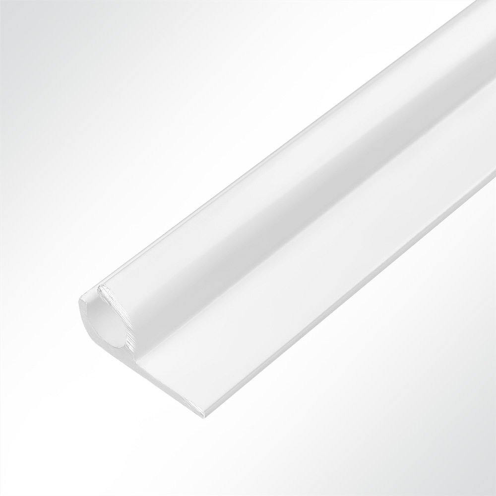 Artikelbild Kederschiene Kederleiste Kederprofil Aluminium Weiss für Keder 6,0-9,0mm Länge 1m