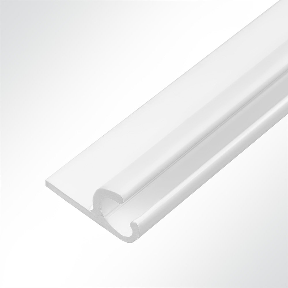 Artikelbild Kederschiene Kederleiste Kederprofil Aluminium Weiss fr Keder 6,0-9,0mm Lnge 1m