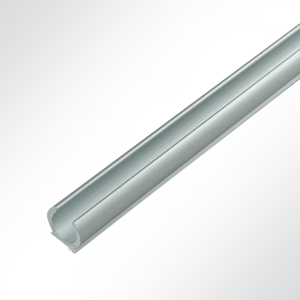 Artikelbild Kederschiene Kederleiste Kederprofil Aluminium eloxiert für Keder 6,5-9,0mm Länge 1m