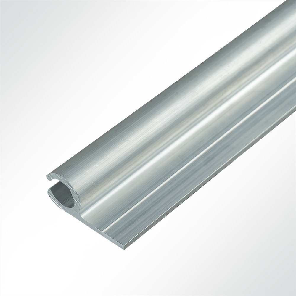 Artikelbild Kederschiene Kederleiste Kederprofil Aluminium pressblank für Keder 5,0-9,0mm Länge 1m