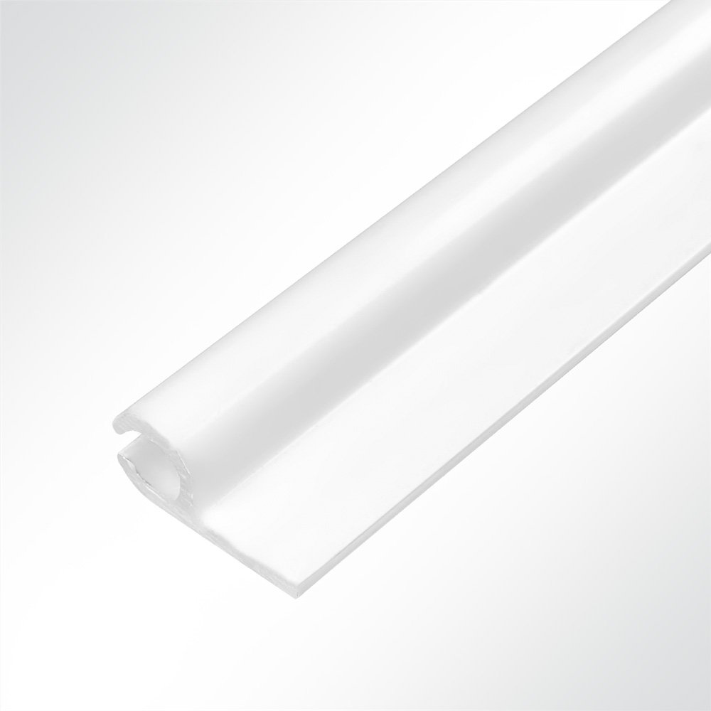 Artikelbild Kederschiene Kederleiste Kederprofil Aluminium Weiss fr Keder 5,0-9,0mm Lnge 2m