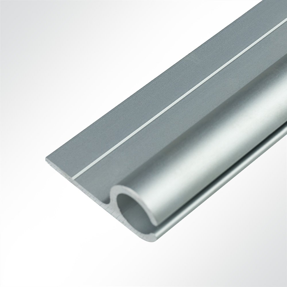 Artikelbild 10x Kederschiene Kederleiste Kederprofil Aluminium eloxiert fr Keder 6,0-14,0mm Lnge 6m