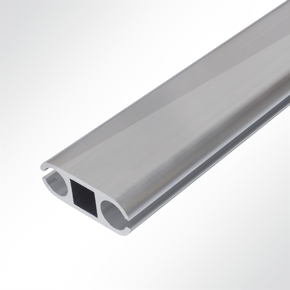 Artikelbild 10x Doppelkederschiene Doppelkederleiste Kederverbundprofil Aluminium pressblank fr Keder 6,0-15,0mm Lnge 6m