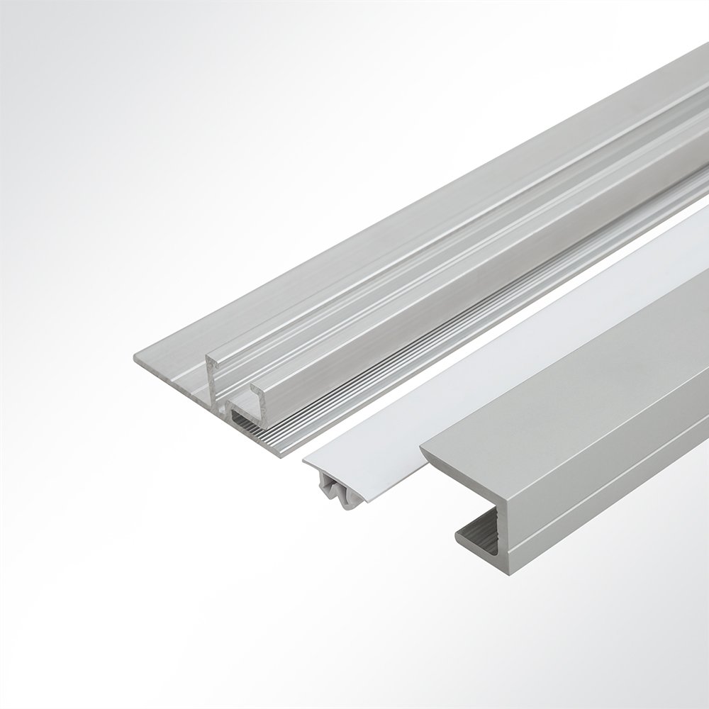 Artikelbild Aluminium Einschlagkeder Verbundprofil Profil 16x50mm Schutzprofil 3m