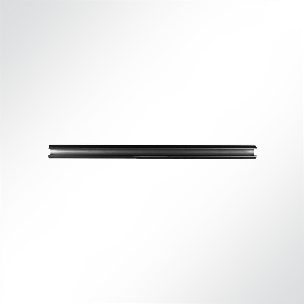 Artikelbild MUSTER Kederschiene Kederleiste Aluminium C-Profil schwarz RAL 9005 fr Keder 5-9mm Lnge 10cm