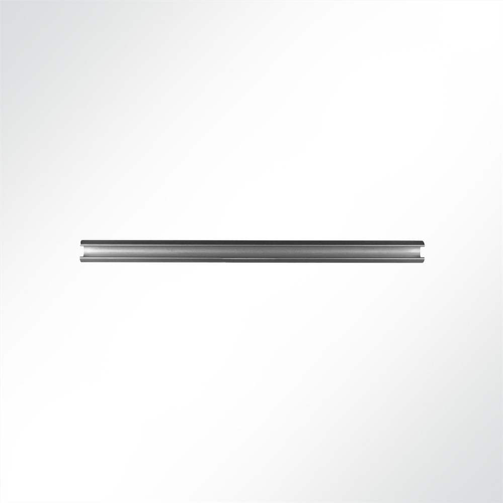 Artikelbild MUSTER Kederschiene Kederleiste Aluminium C-Profil anthrazit RAL 7016 fr Keder 5-9mm Lnge 10cm