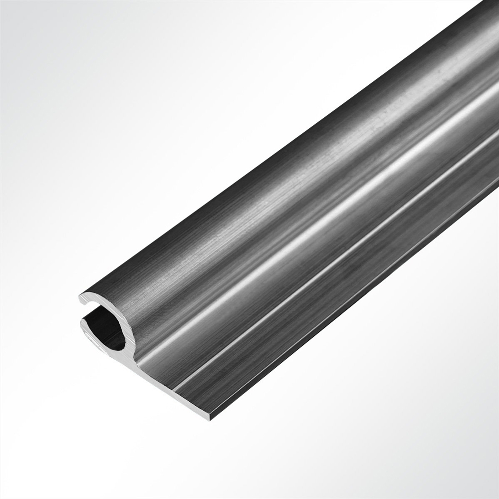 Artikelbild MUSTER Kederschiene Kederleiste Aluminium 0 anthrazit RAL 7016 fr 5-9mm Keder Lnge 10cm