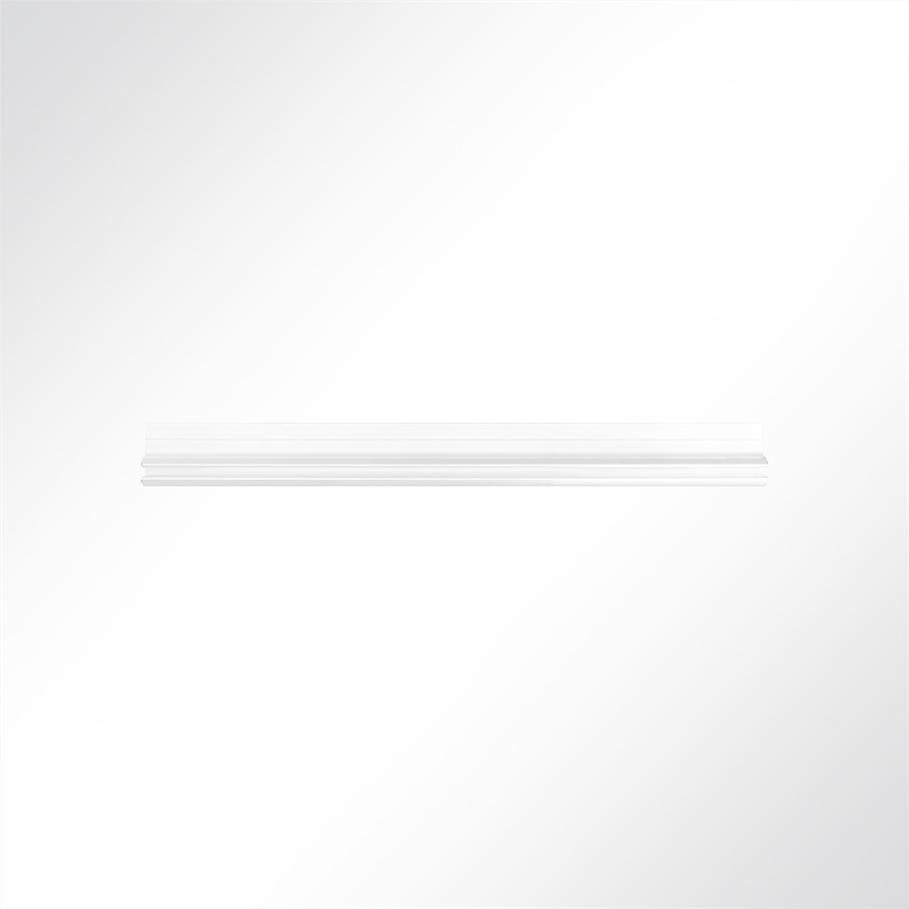 Artikelbild Kederleiste Aluminium 90° weiss RAL 9016 für Deckenmontage für 7,5 - 9,0mm Keder 1m