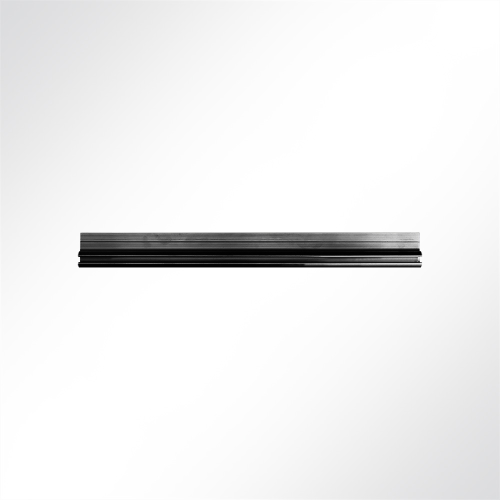 Artikelbild Kederleiste Aluminium 90° schwarz RAL 9005 für Deckenmontage für 7,5 - 9,0mm Keder 1m