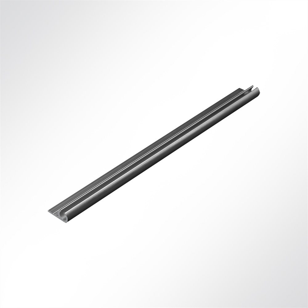 Artikelbild Kederleiste Aluminium 90° anthrazit RAL 7016 für Deckenmontage für 7,5 - 9,0mm Keder 1m