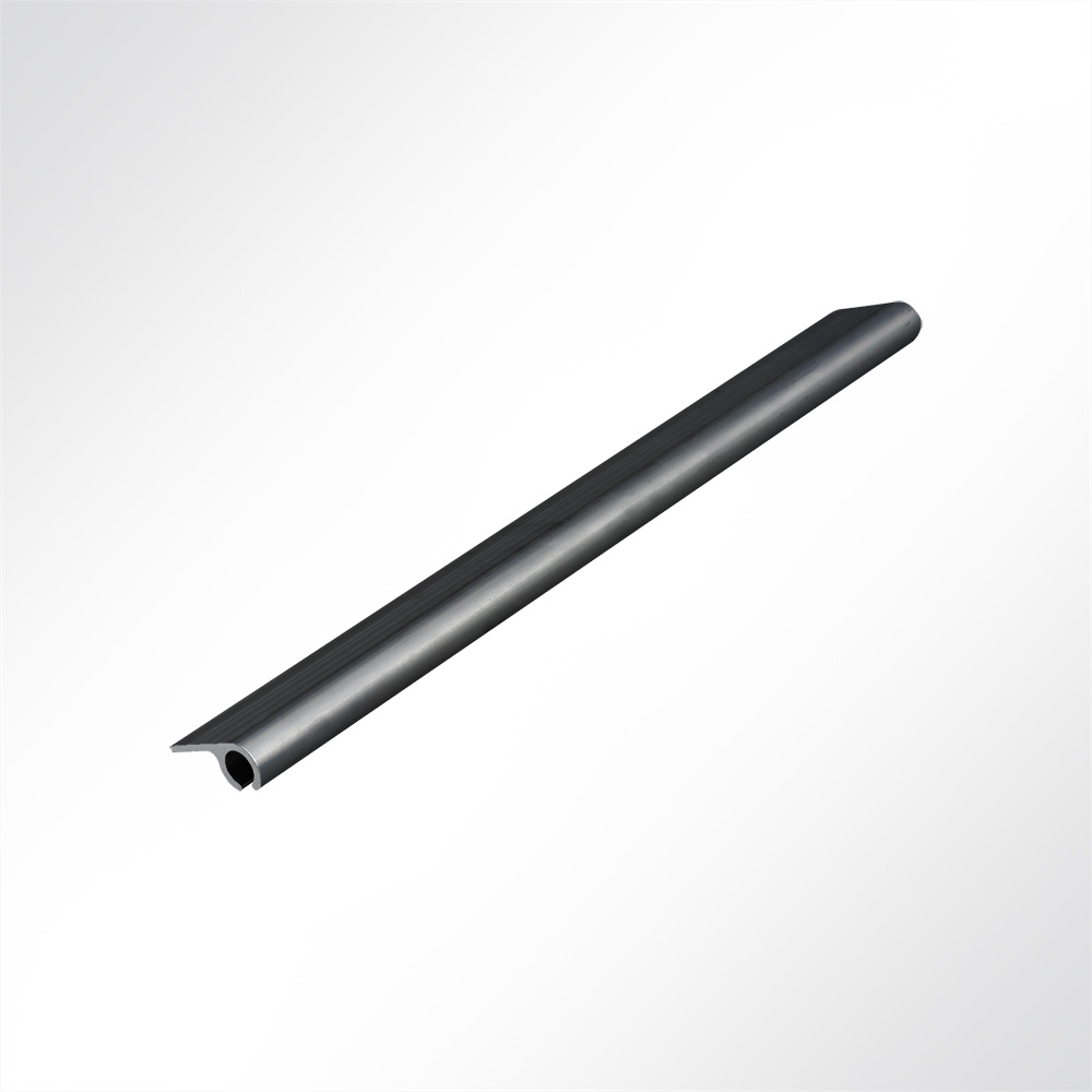 Artikelbild Kederleiste Aluminium 90° anthrazit RAL 7016 für Deckenmontage für 7,5 - 9,0mm Keder 1m