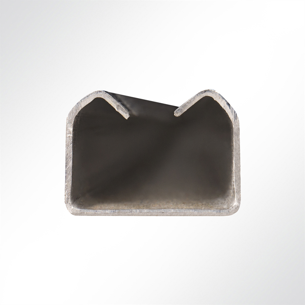 Artikelbild Vorhangschiene Laufschiene Schiebetrbeschlag Edelstahl Nirosta 25x19mm Lnge 2m Schiebetor Schiebetr Hallentor