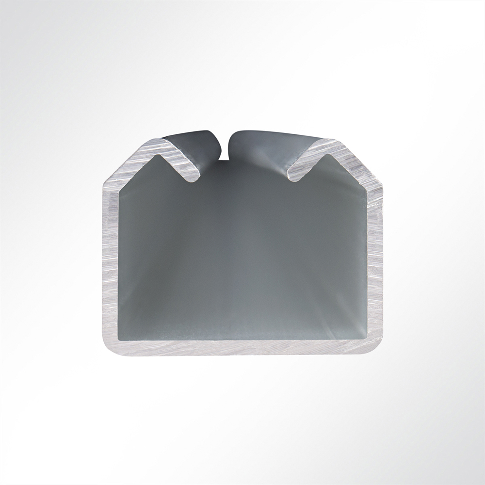 Artikelbild Vorhangschiene Laufschiene Schiebetrbeschlag Aluminium eloxiert 25x19mm Lnge 2m Schiebetor Schiebetr Hallentr