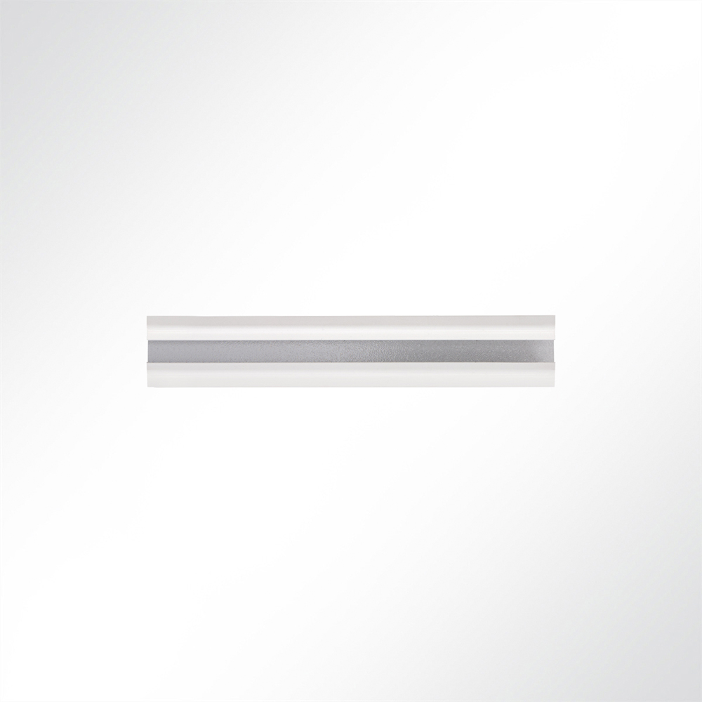 Artikelbild Vorhangschiene Laufschiene Schiebetrbeschlag Aluminium wei 25x19mm Lnge 2m Schiebetor Schiebetr Hallentr