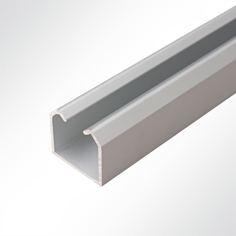 Artikelbild Vorhangschiene Laufschiene Schiebetrbeschlag Aluminium eloxiert 35x30mm Lnge 3m Schiebetor Schiebetr Hallentor