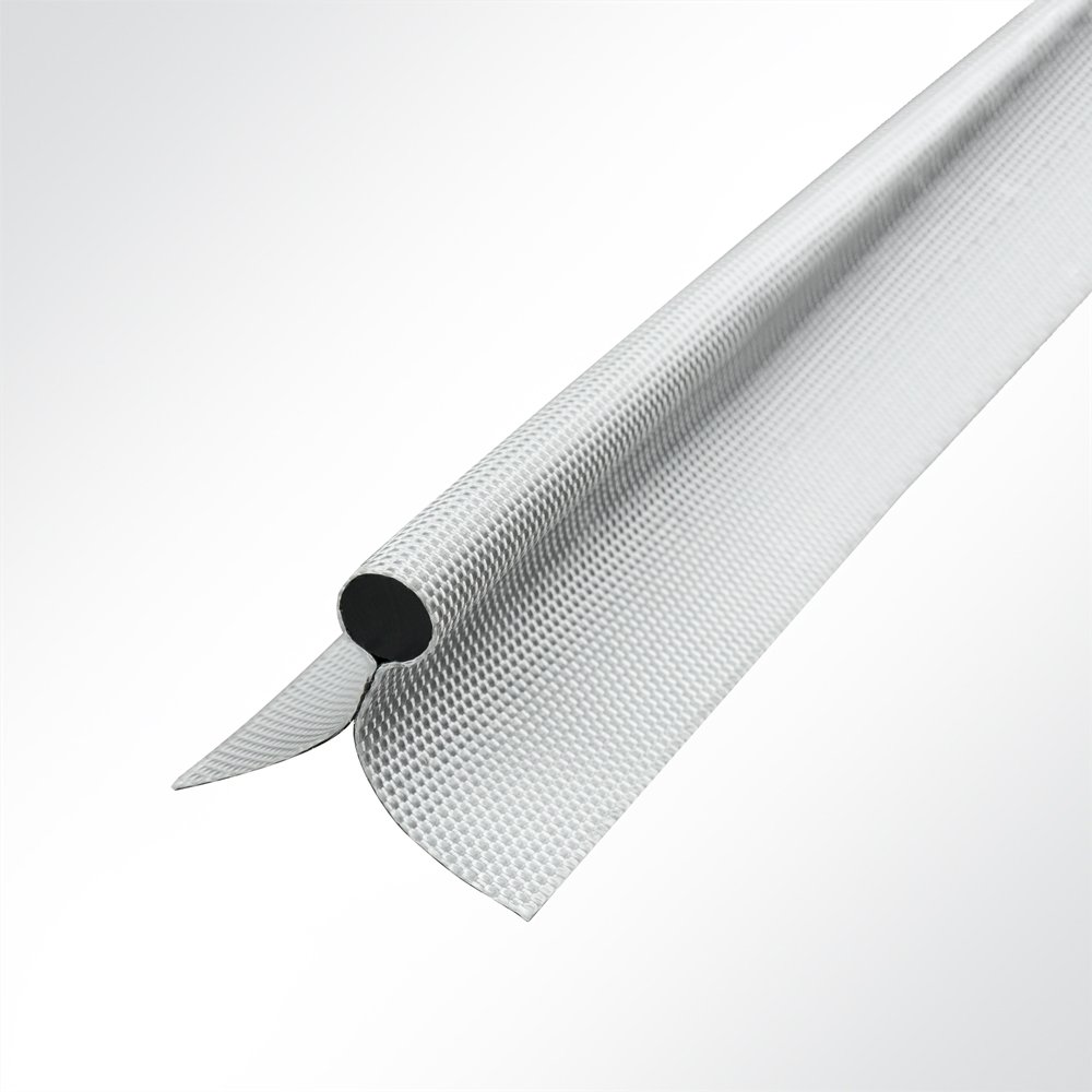 Artikelbild Keder Kederband Zeltkeder 13,50mm doppelfahnig silbergrau opak