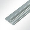 Vorschau 10x Kederschiene Kederleiste Kederprofil Aluminium Schwarz fr Keder 6,0-9,0mm Lnge 6m grau