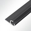 Vorschau 10x Kederschiene Kederleiste Kederprofil Aluminium Braun fr Keder 6,0-9,0mm Lnge 6m schwarz