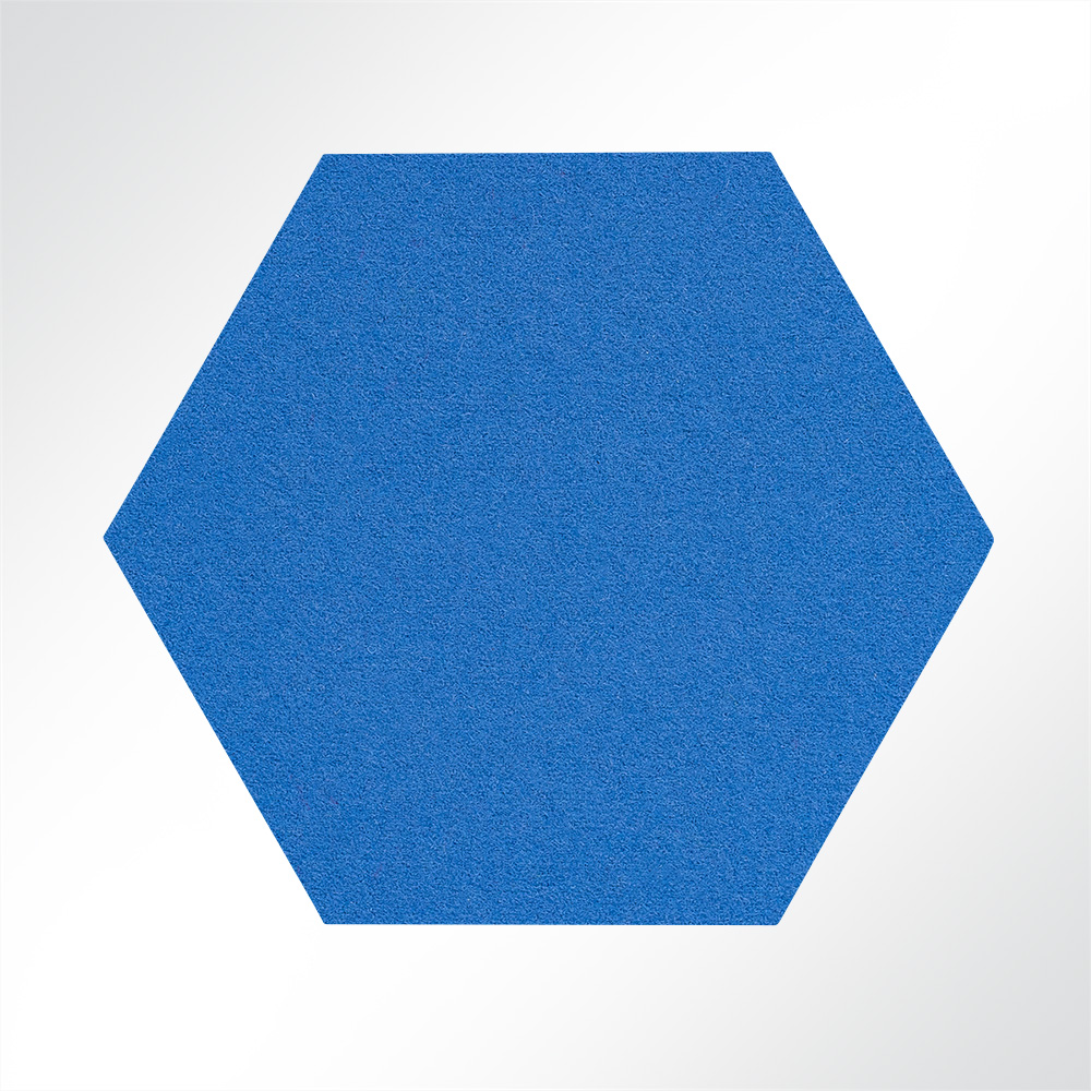 Artikelbild QP Schallabsorber Basotect Hexagon-Set 12-teilig  290mm Grau, Blau