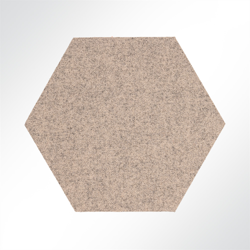Artikelbild QP Schallabsorber Basotect Hexagon-Set 12-teilig  290mm Braun, Rot