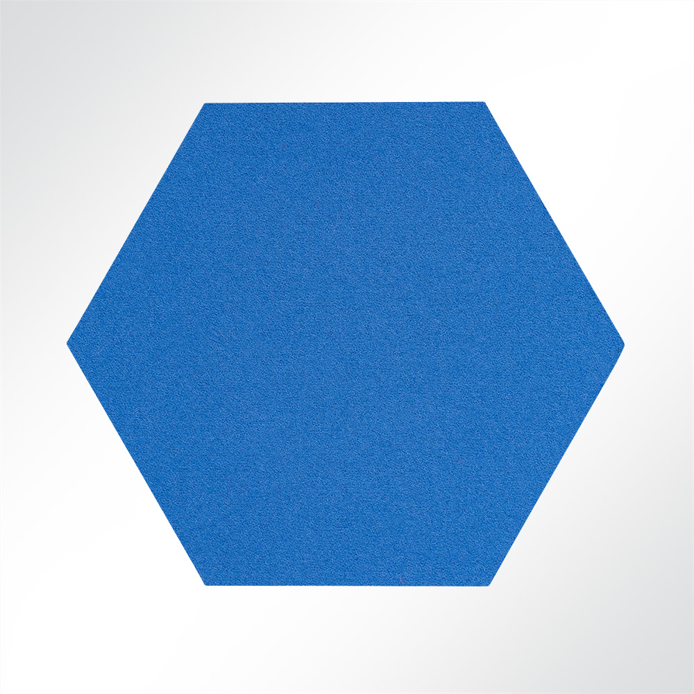 Artikelbild QP Schallabsorber Basotect Hexagon-Set 12-teilig  290mm Braun, Blau