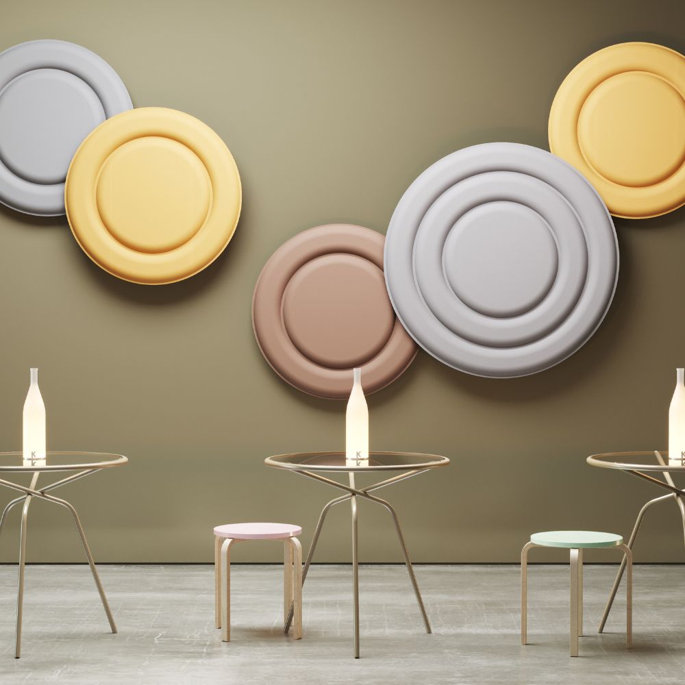Artikelbild Akustikpaneel Quiet Circle 120cm Schwarz 0651