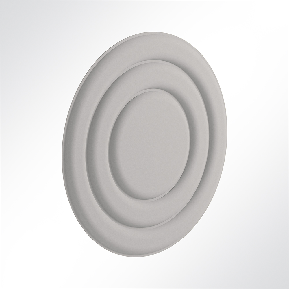 Artikelbild QP Circle Akustikpaneele Akustikplatten Schallabsorber Ø120cm Hellgrau 0643