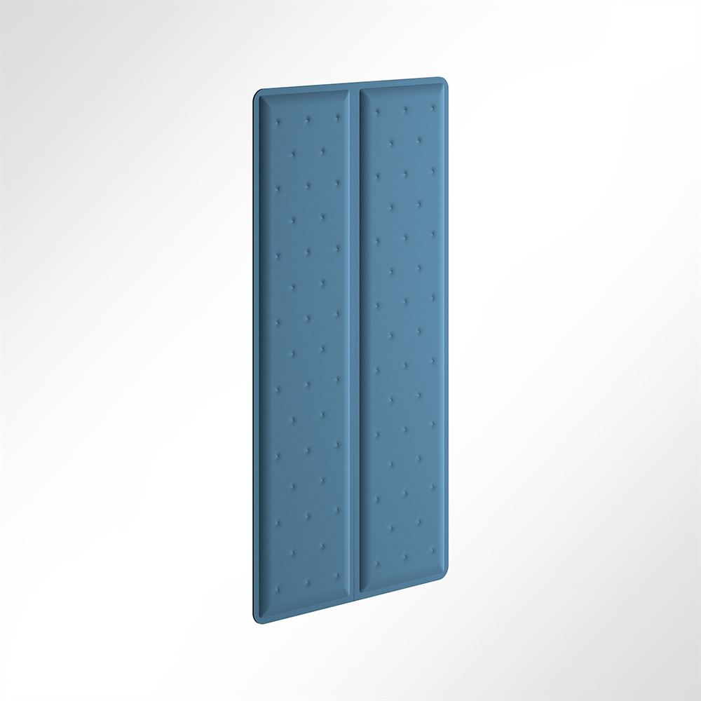 Artikelbild QP Flat Double Akustikpaneele Akustikplatten Schallabsorber 60x80cm Hellblau 0379