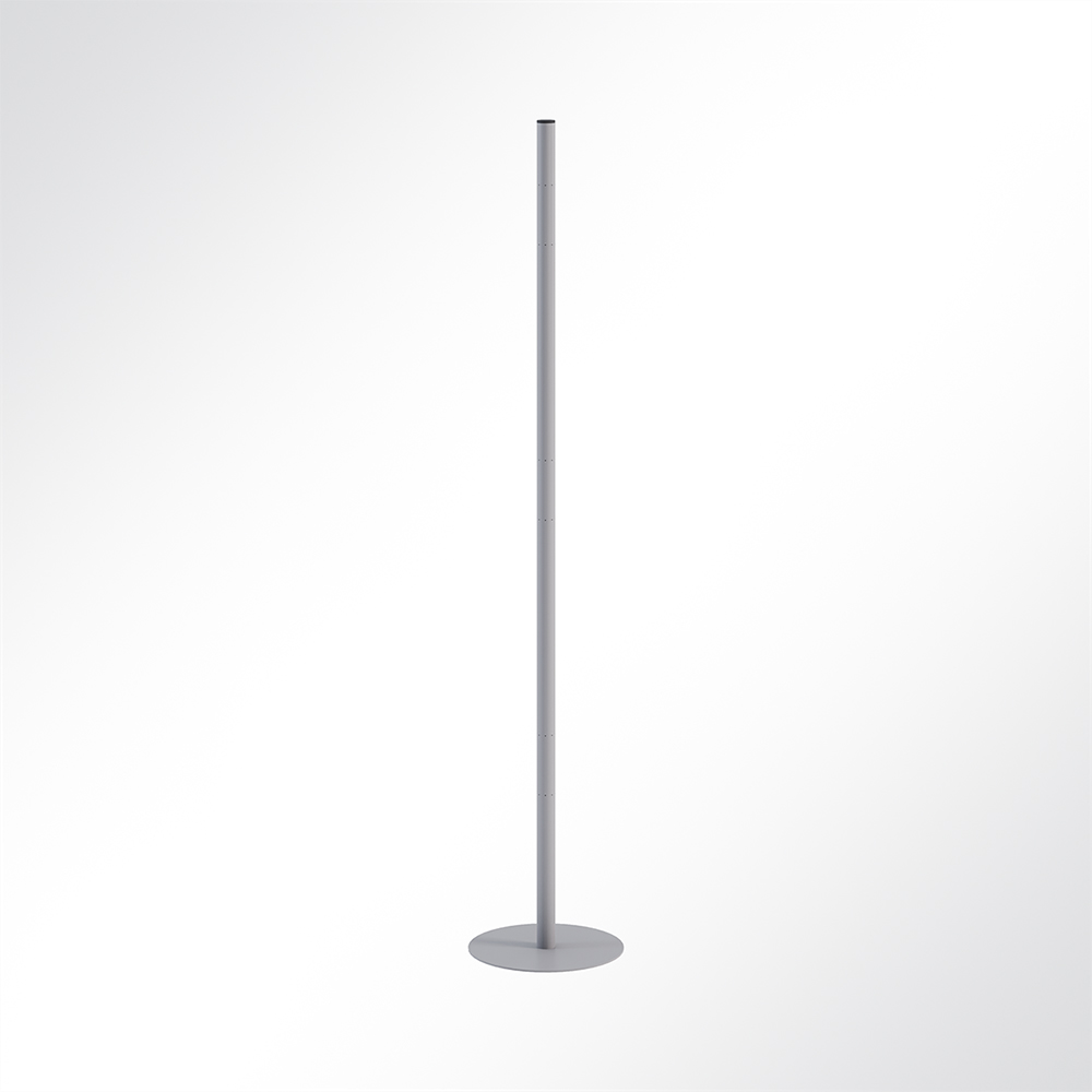 Artikelbild QP Akustikpaneel Pole-Mode Stange 4cm Hhe 180cm Fu 34cm Grau 7035