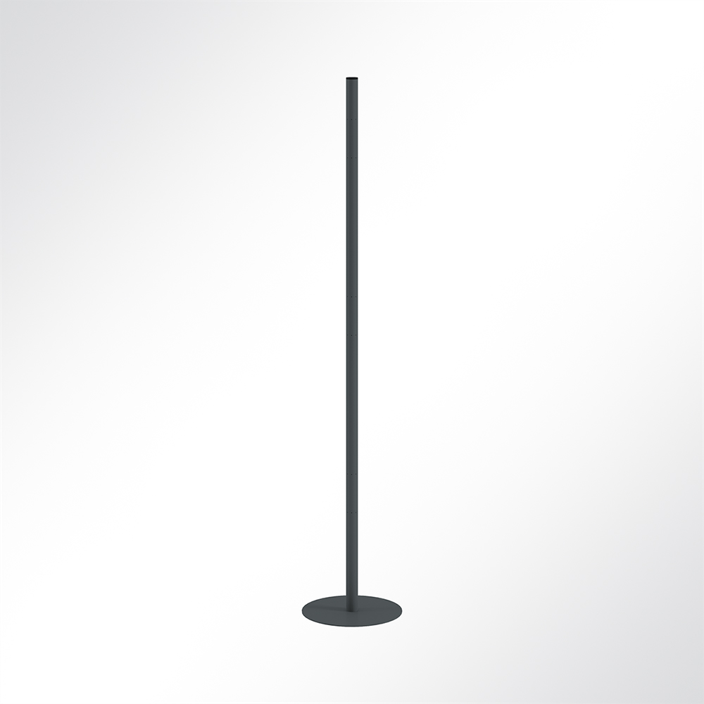 Artikelbild QP Akustikpaneel Pole-Mode Stange 4cm Hhe 180cm Fuss 34cm Schwarz 7016