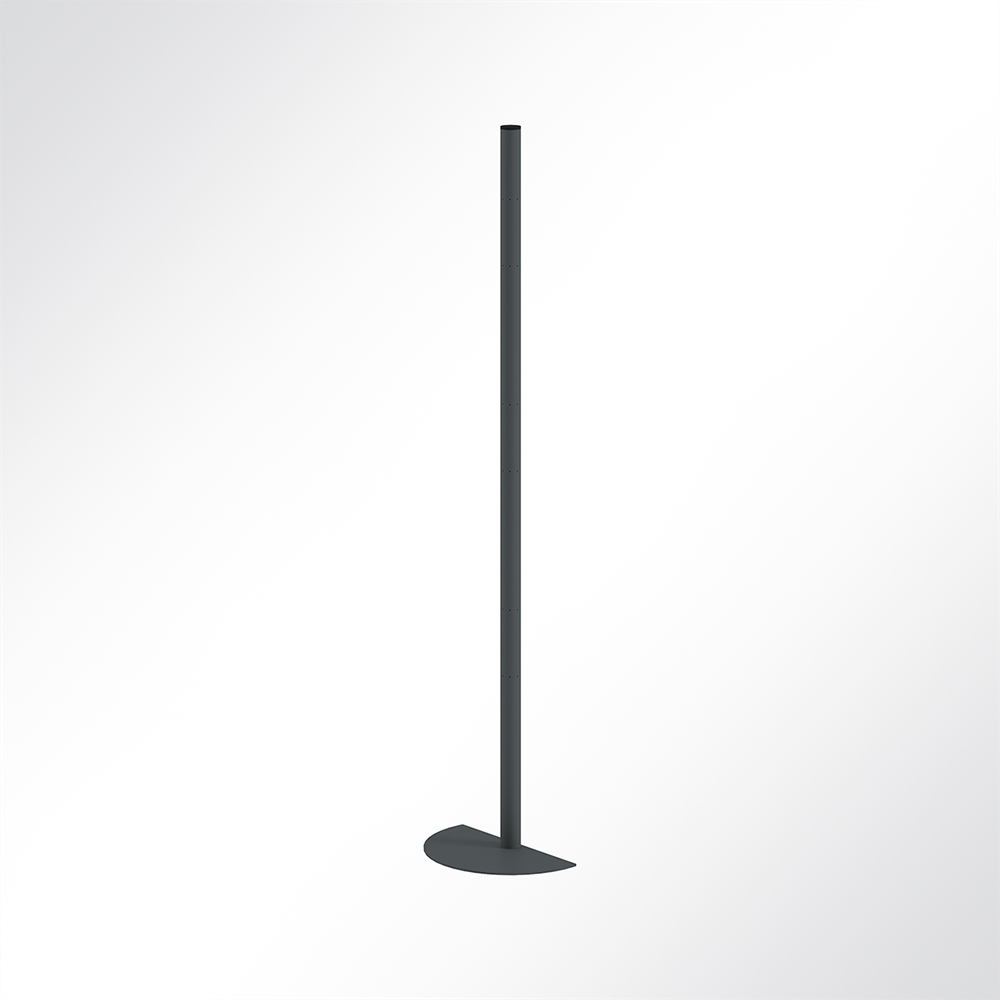 Artikelbild QP Akustikpaneel Pole-Mode Stange 4cm Hhe 140cm 1/2 Fu 34cm Schwarz 7016