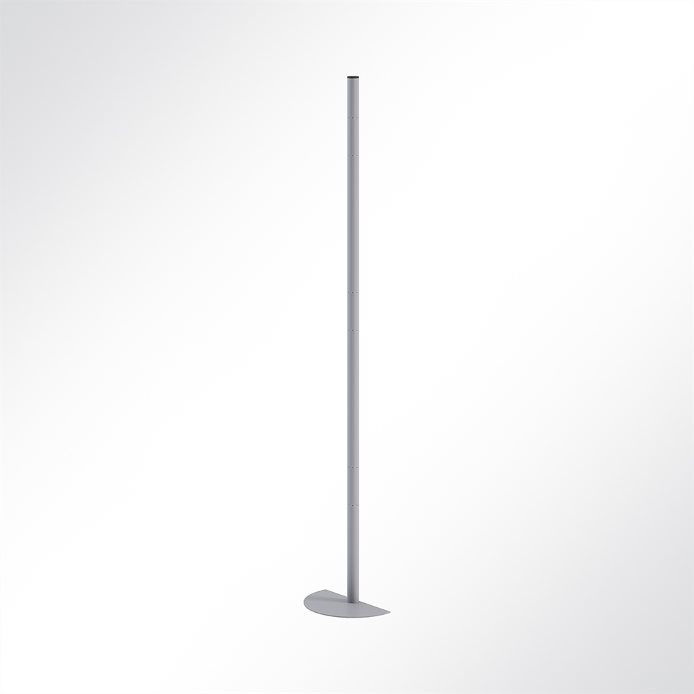 Artikelbild QP Akustikpaneel Pole-Mode Stange 4cm Hhe 180cm 1/2 Fuss 34cm Grau 7035