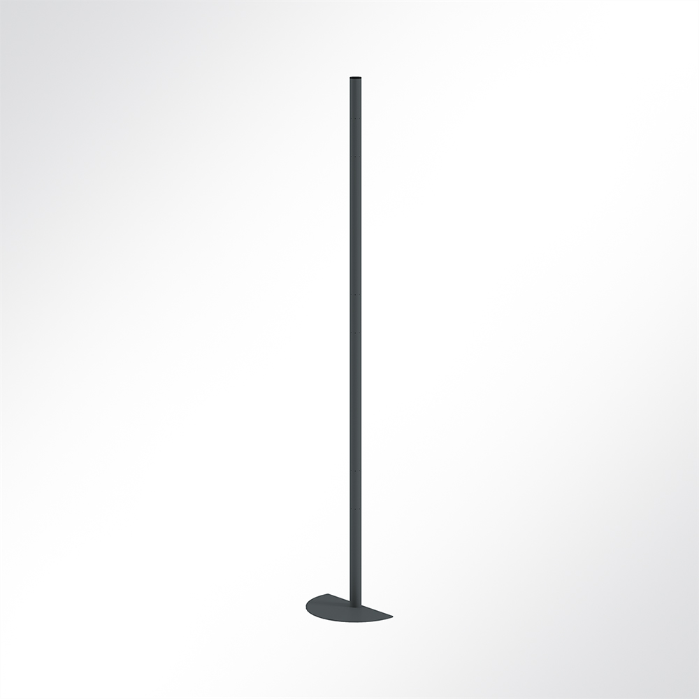 Artikelbild QP Akustikpaneel Pole-Mode Stange 4cm Hhe 180cm 1/2 Fu 34cm Schwarz 7016