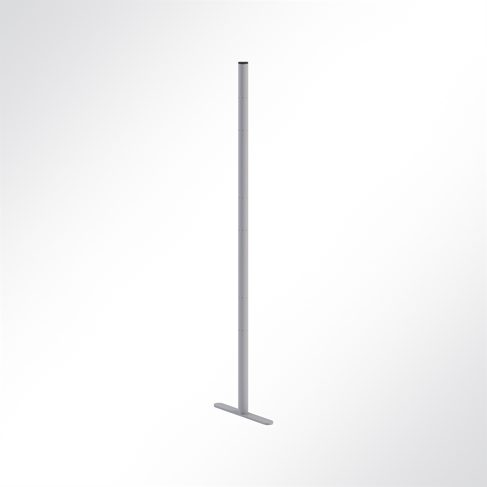Artikelbild QP Akustikpaneel Pole-Mode Stange 4cm Hhe 140cm Fu L: 34cm Grau 7035
