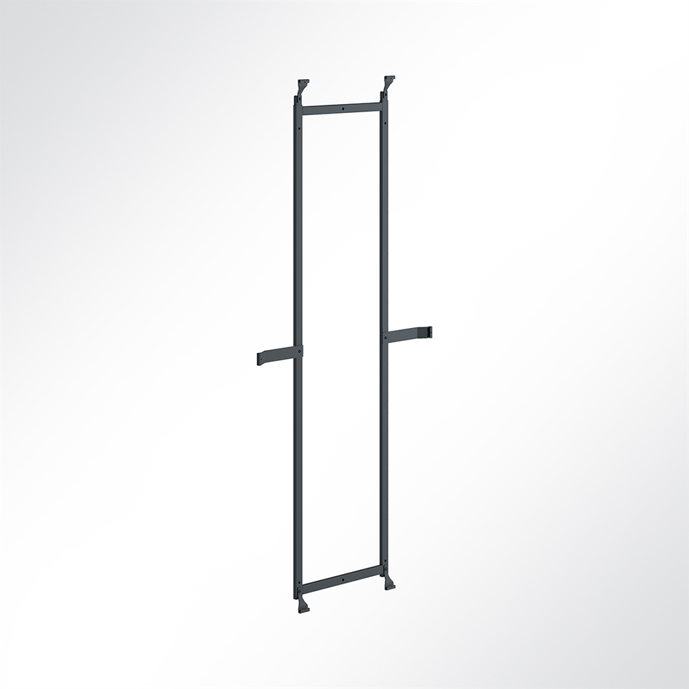 Artikelbild QP Akustikpaneel Wall & Ceiling Mode 6 Klammern fr 180cm Double Paneele Schwarz 7016